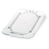 Storplus Polycarbonate Flat Universal Lid, 4.31 x 6.88 x 0.44, Clear, Plastic
