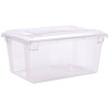 Storplus Polycarbonate Food Storage Container, 16.6 Gal, 18 x 26 x 12, Clear, Plastic