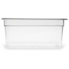 Storplus Polycarbonate Food Pan, 5.7 Qt, 6.88 x 12.75 x 6, Clear, Plastic