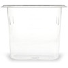 Storplus Polycarbonate Food Pan, 1.4 Qt, 4.25 x 6.93 x 6, Clear, Plastic