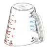 Commercial Measuring Cup, 1 Cup, Plastic, Clear