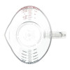 Commercial Measuring Cup, 1 Pt, Plastic, Clear