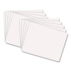 Dry Erase Student Boards, 12" x 9", White Surface, 10/Set
