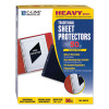 Traditional Sheet Protectors, Heavy-Duty, Side: 3-Hole Punched, Side/Side/Top Load 8.5 x 11 Insert, Clear Front, 50/Box