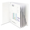 Sheet Protectors With Five Clear Index Tabs, Heavy-Duty, Side: 3-Hole Punched, Top Load 8.5 x 11 Insert, Clear, 5/Set