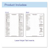 Sheet Protectors With Five Clear Index Tabs, Heavy-Duty, Side: 3-Hole Punched, Top Load 8.5 x 11 Insert, Clear, 5/Set