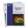 Vinyl Report Covers With Binding Bars, 0.13" Capacity,  8.5 x 11, Clear/Clear, 50/Box