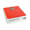 Two-Pocket Heavyweight Poly Portfolio Folder With 3-Hole Punch, Accommodates 11 x 8.5 Sheets, Red, 25/Box