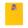 Two-Pocket Heavyweight Poly Portfolio Folder, Accommodates 11 x 8.5 Sheets, Yellow, 25/Box