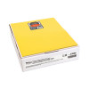 Two-Pocket Heavyweight Poly Portfolio Folder, Accommodates 11 x 8.5 Sheets, Yellow, 25/Box