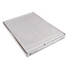 Heavyweight Industrial Poly Zip Bags, 8.5" x 11", Clear, 50/Box