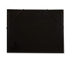Rainbow Document Sorter/Case, 5" Expansion, 5 Sections, Elastic Cord Closure, Letter Size, Black/Multicolor