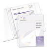 Polypropylene Sheet Protectors, Super Heavy-Duty, Side: 3-Hole Punched, Top Load 8.5 x 11 Insert, Nonglare Clear, 50/Box