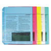 Colored Sheet Protectors, Heavy-Duty, Side: 3-Hole Punched, Top Load 8.5 x 11 Insert, Assorted Transparent Colors, 50/Box