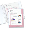 Polypropylene Sheet Protectors, Heavy-Duty, Side: 3-Hole Punched, Top Load 8.5 x 11 Insert, Clear Front, 100/Box