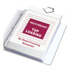 Polypropylene Sheet Protectors, Heavy-Duty, Side: 3-Hole Punched, Top Load 8.5 x 11 Insert, Clear Front, 100/Box
