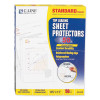 Polypropylene Sheet Protectors, Medium-Duty, Side: 3-Hole Punched, Top Load 8.5 x 11 Insert, Clear Front, 50/Box