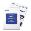 No-Hole Polypropylene Sheet Protectors, Heavy-Duty, Unpunched, Top Load 8.5 x 11 Insert, Clear Front, 25/Box