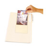 Peel And Stick Photo Holders, 4.38 x 6.5, Clear, 10/Pack