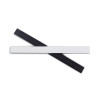 Hol-Dex Magnetic Shelf/Bin Label Holders, Side Load, 0.5 x 6, Clear, 10/Box
