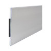 Hol-Dex Magnetic Shelf/Bin Label Holders, Side Load, 2 x 6, Clear, 10/Box