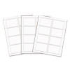 Laser Printer Name Badges, 3 3/8 X 2 1/3, White, 200/Box