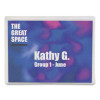 Name Badge Kits, Top Load, 4 X 3, Clear, 50/Box