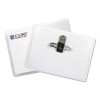 Name Badge Kits, Top Load, 3 1/2 X 2 1/4, Clear, Combo Clip/Pin, 50/Box