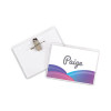 Name Badge Kits, Top Load, 3 1/2 X 2 1/4, Clear, Combo Clip/Pin, 50/Box