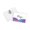 Name Badge Kits, Top Load, 4 X 3, Clear, Combo Clip/Pin, 50/Box