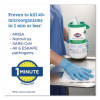 Hydrogen Peroxide Cleaner Disinfectant Wipes, 12 x 11, Unscented, White, 185/Bucket, 2 Buckets/Carton