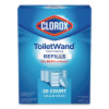 Toiletwand Toilet Cleaning Refills, Toilet Cleaning Scrubbing Pads, Blue/White, 20/Pack
