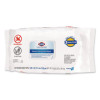 Bleach Germicidal Wipes, Disinfectant Wipes, 1-Ply, 6.75 x 9, Unscented, White, 100 Wipes/Flex-Pack, 6 Flex-Packs/Carton