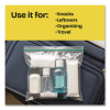Zipper Food Storage Plastic Bags, Freezer Bags, Quart Size, 7.75 x 8.44, Clear, 20 Bags/Box, 12 Boxes/Carton