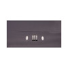 Cash Box With Combination Lock, 6 Compartments, 11.8 x 9.5 x 3.2, Charcoal