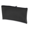 Fabric Deposit Bag, Vinyl, 6" x 1" x 11", Black