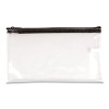 Multipurpose Zipper Bag, Polyvinyl Chloride (Pvc), 11" x 6", Clear