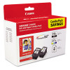 2973b004 (Pgi-210Xl/Cl-211Xl) Chromalife100+ High-Yield Ink/Paper Combo, Black/Tri-Color