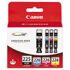 4530b008Aa (Pgi-225, Cli-226) Ink, Cyan/Magenta/Pigment Black/Yellow, 4/Pack