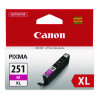 6450b001 (Cli-251Xl) Chromalife100+ High-Yield Ink, 680 Page-Yield, Magenta