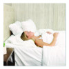 Econo-Wave Pillow, Standard, 22 X 5 X 15, White