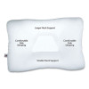 Mid-Core Cervical Pillow, Standard, 22 X 4 X 15, Gentle, White