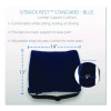 Sitback Standard Lumbar Back Support , 13 X 14, Blue