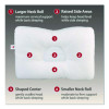 D-Core Cervical Pillow, Mid-Size, 23 X 5 X 15, White