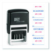 4 In 1 E-Message Dater, 0.94 X 1.75, Completed/Emailed/Entered/Scanned