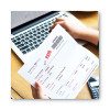 Pre-Inked Shutter Stamp With Microban, Red/Blue, Paid, 1.63 x 0.5