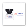 Pre-Inked Shutter Stamp, Red/Blue, Emailed, 1.63 x 0.5