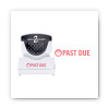 Pre-Inked Shutter Stamp, Red, Past Due, 1.63 x 0.5