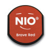 Ink Pad For Nio Stamp With Voucher, 2.75" x 2.75", Brave Red