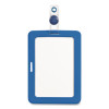 Myid Badge Holder, Vertical/Horizontal, 3 5/8 X 2 1/4, Blue, 1/Ea